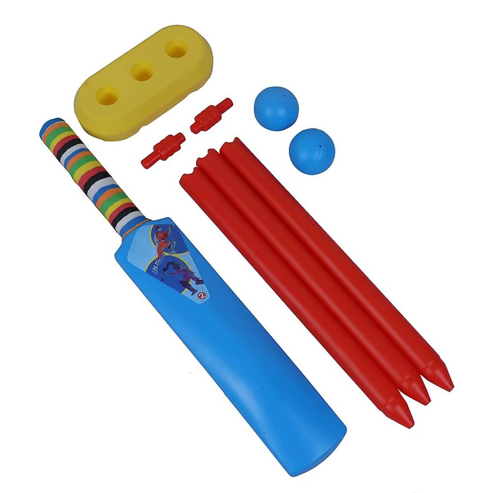 Manaki Enterprise Plastic Spiderman Cricket Kit (Multicolour) - Distacart