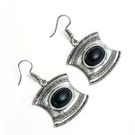 Thumbnail for Mominos Fashion Johar Kamal Oxidised Silver-Plated Stone Work Long Necklace Handicraft - Distacart
