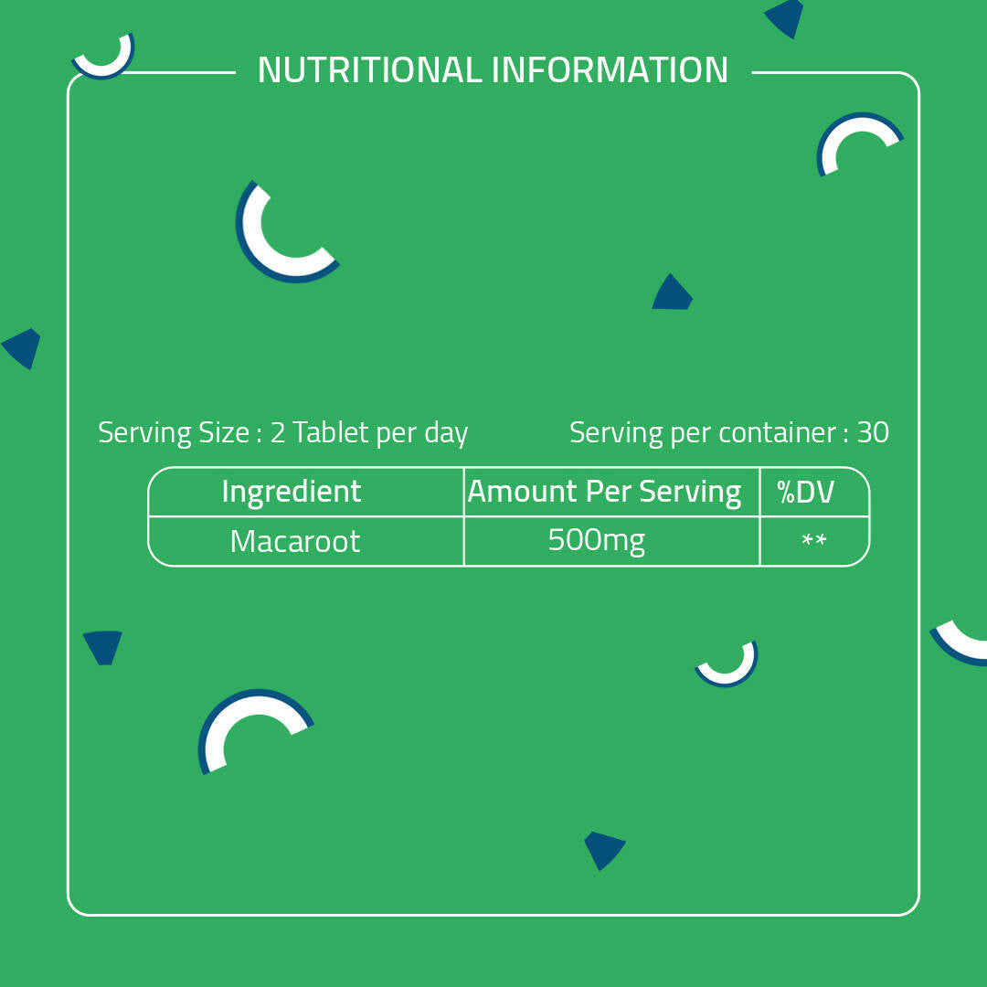 Laurik Maca Root Supplement 1000Mg Tablets | Supports Stamina, Strength & Energy - Distacart