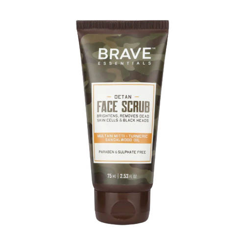 Brave Essentials De-Tan Face Scrub - Distacart