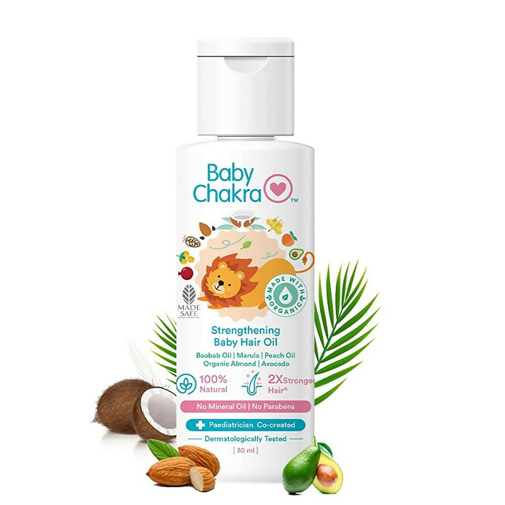 BabyChakra Strengthening Baby Hair Oil - Distacart