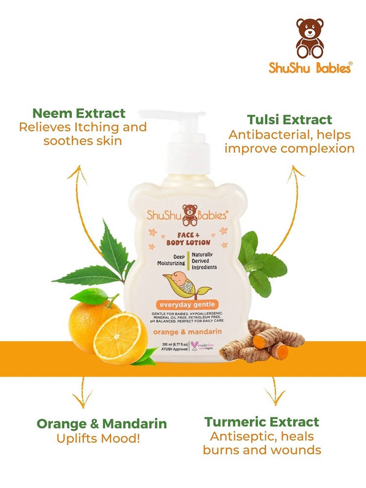 ShuShu Babies Face + Body Lotion - Distacart