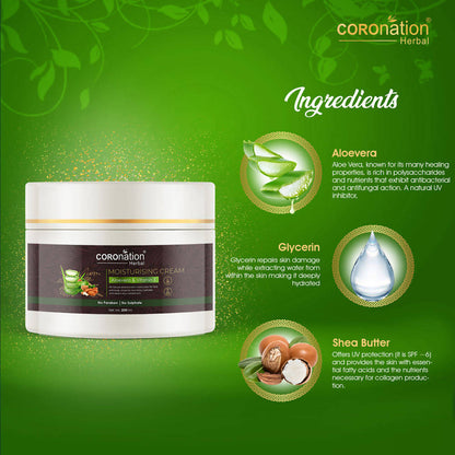 Coronation Herbal Aloevera and Vitamin E Moisturizing Cream - Distacart