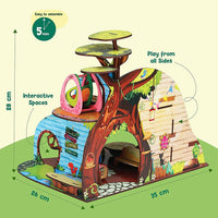 Thumbnail for Webby Tree Troopers A Forest Hideout All Side Play Doll House for Kids - Distacart