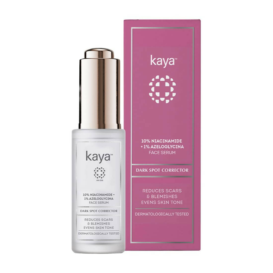 Kaya 10% Niacinamide + 1% Azeloglycina Face Serum - Distacart