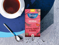 Thumbnail for Tetley Vanilla, Nutmeg & Rhubarb Tea Bags - Distacart
