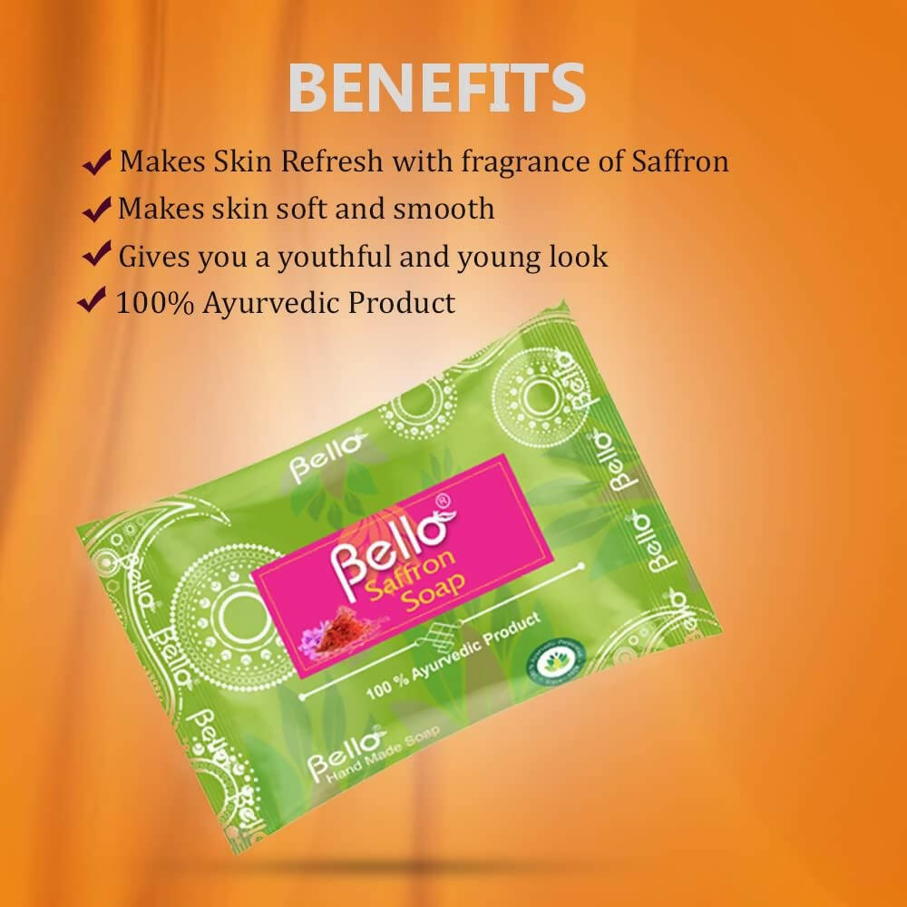 Bello Herbals Herbal Saffron Soap - Distacart