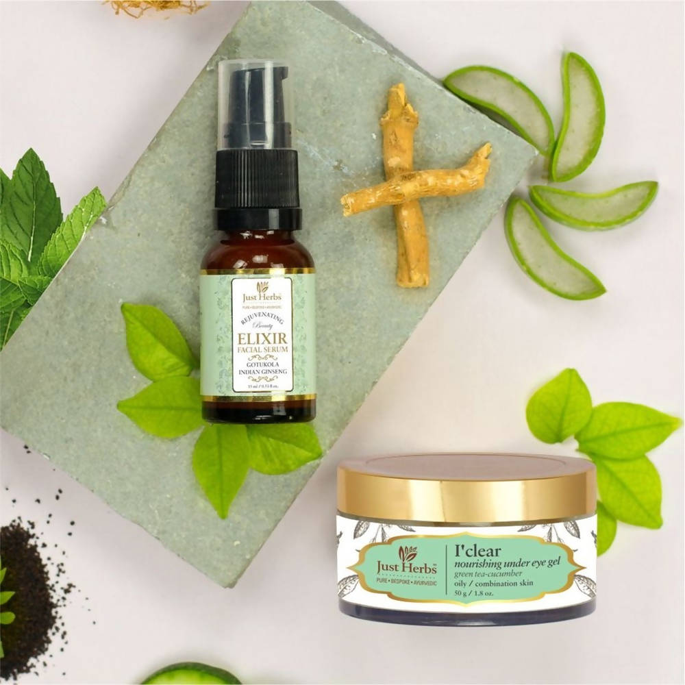 Just Herbs Under - Eye Kit For Oily / Combination Skin online