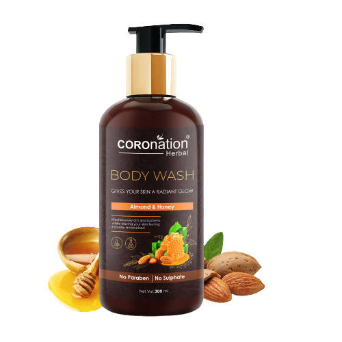 Coronation Herbal Almond and Honey Body Wash - Distacart