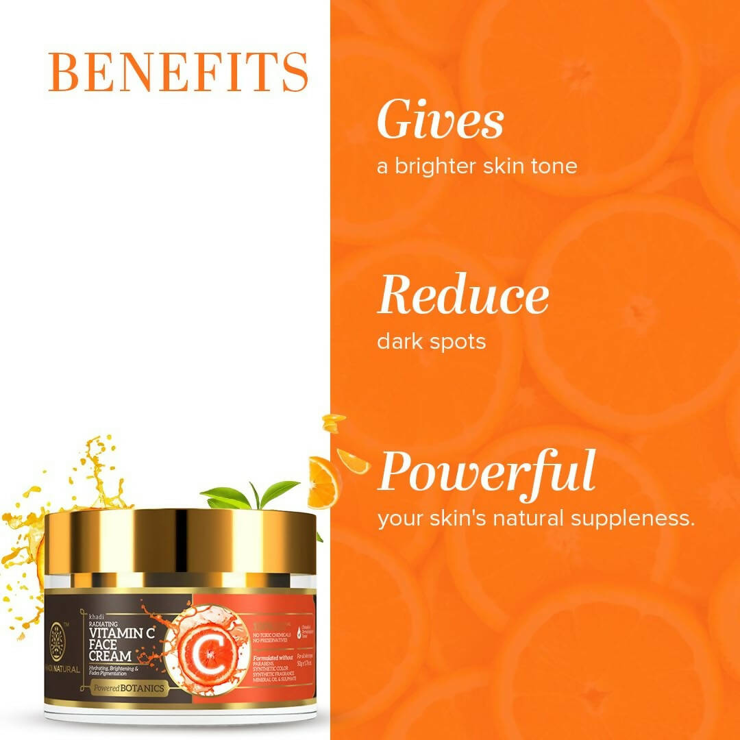 Buy Khadi Natural Vitamin C Face Cream Online at Best Price