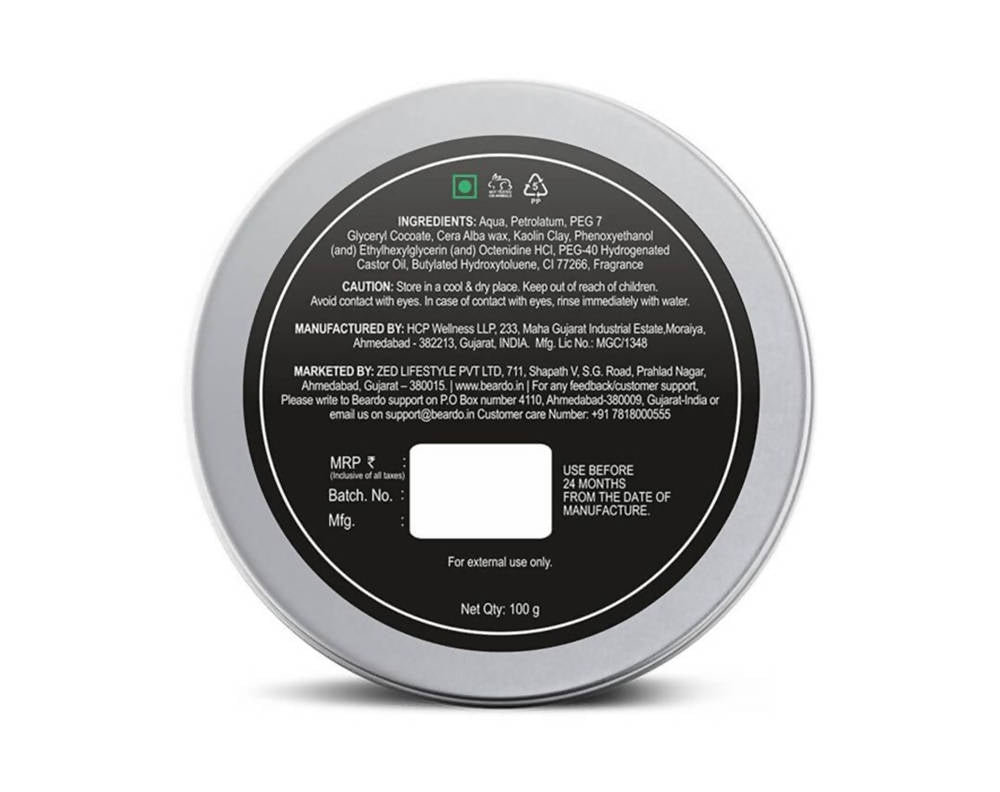 Beardo Hair Clay Wax - Strong Hold - Distacart