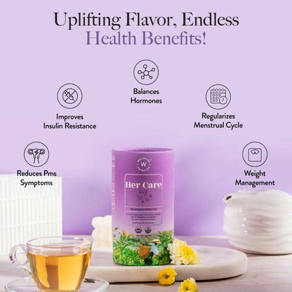 Wellbeing Nutrition Her Care Herbal Tea - Distacart
