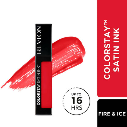 Revlon Colorstay Satin Ink Liquid Lip Color - Fire & Ice - Distacart