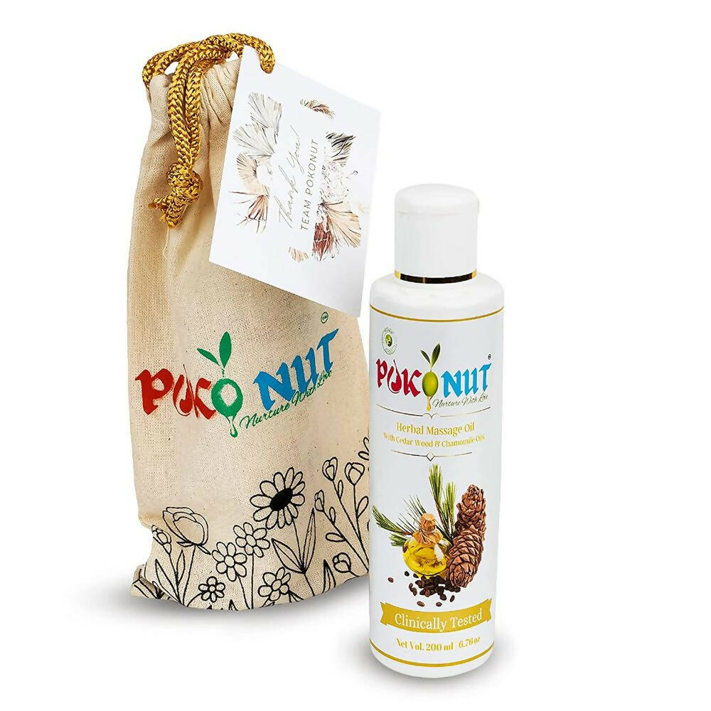 Pokonut Herbal Body Massage Oil - Distacart