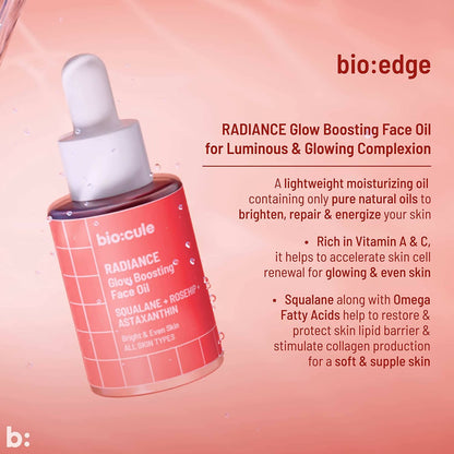 Biocule Radiance Glow Boosting Face Oil - Distacart