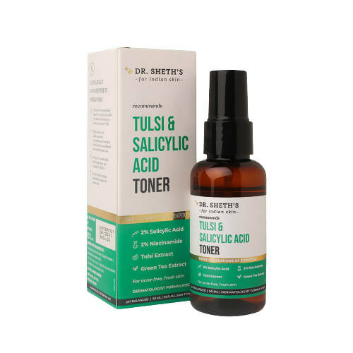 Dr. Sheth's Tulsi & Salicylic Acid Toner - Distacart