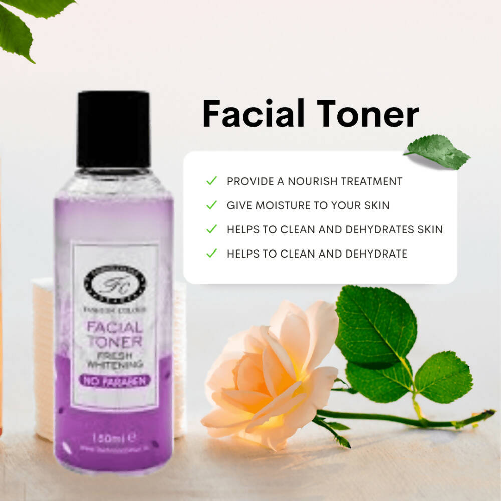 Fashion Colour Fresh Whitening Facial Toner - Distacart