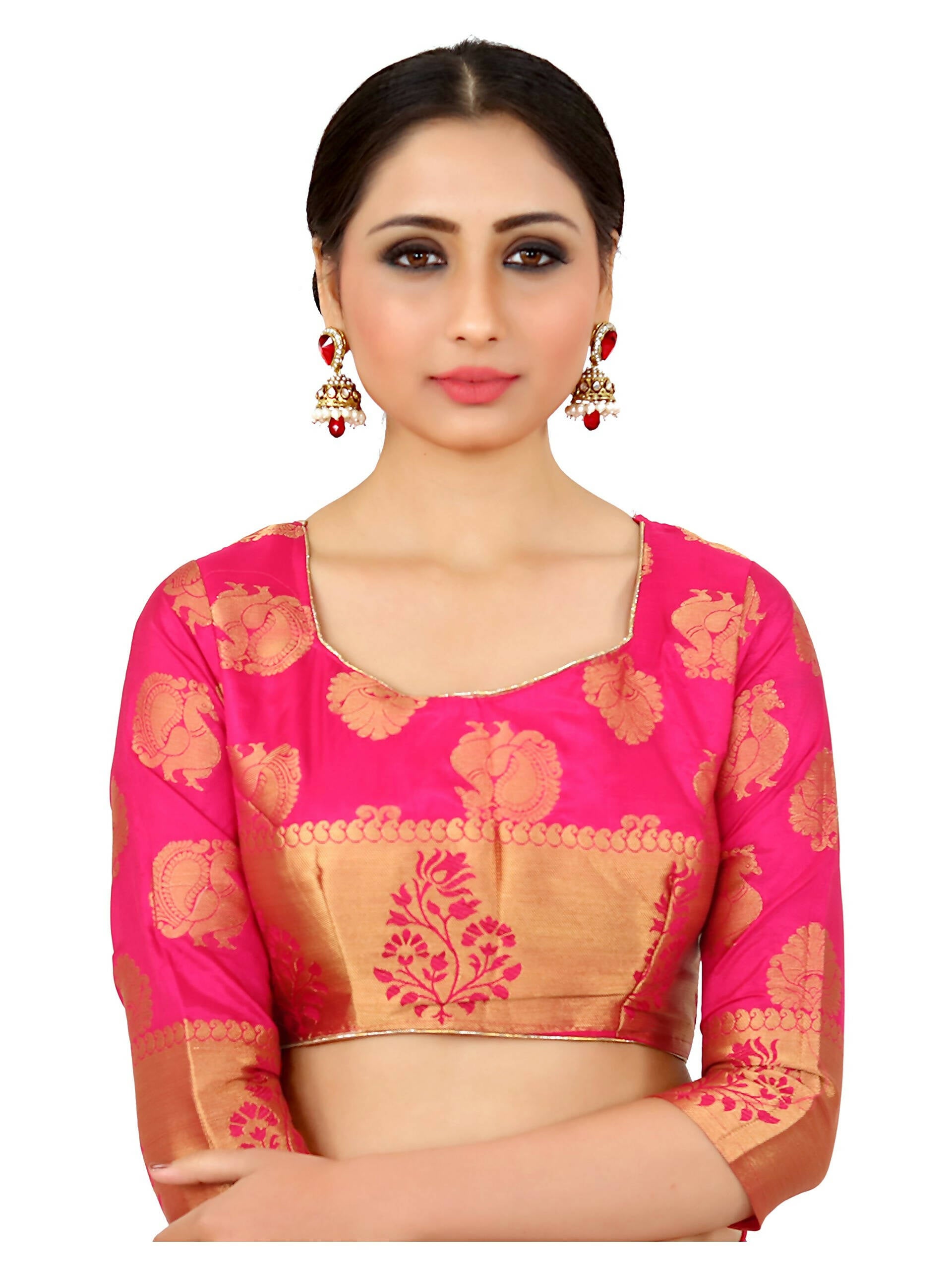 Mimosa Kanchipuram Silk Navy Blue Saree - Distacart