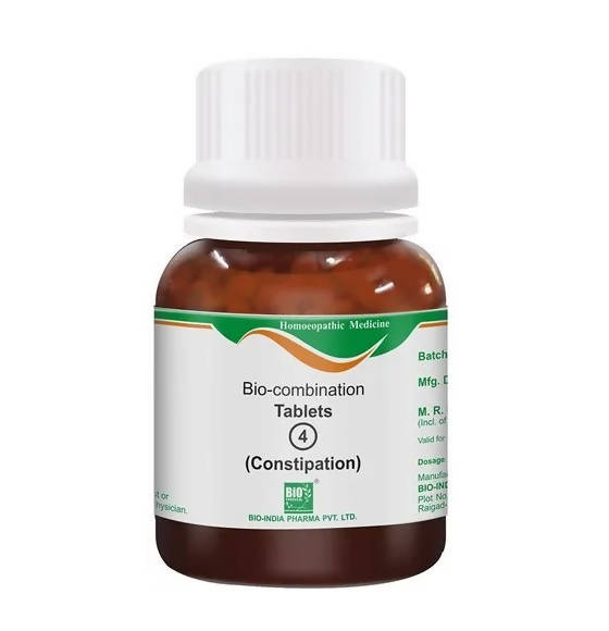Bio India Homeopathy Bio-combination 4 Tablets