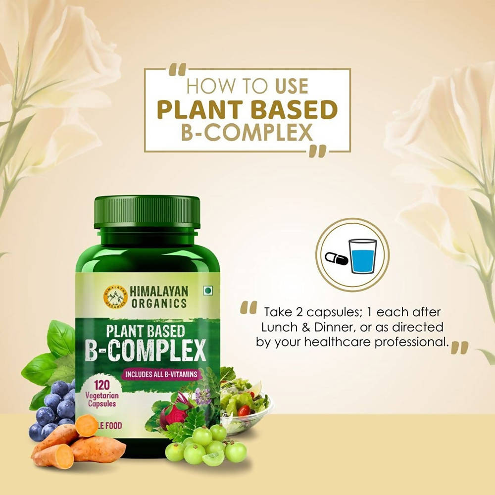 Plant Based B-Complex Includes All B-Vitamins Whole Food