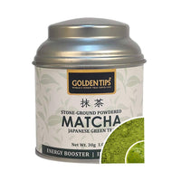 Thumbnail for Golden Tips Japanese Matcha Green Tea Powder - Tin Box Round - Distacart