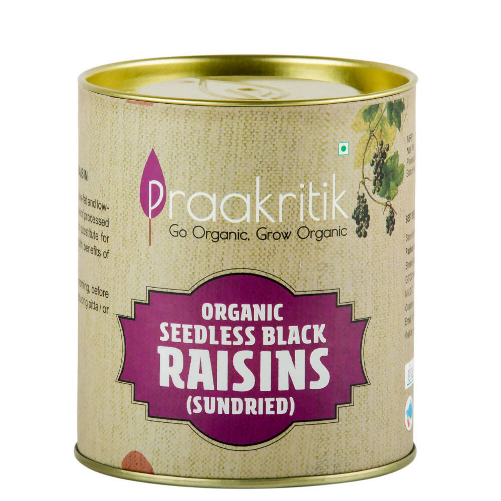 Praakritik Organic Black Raisins - Distacart