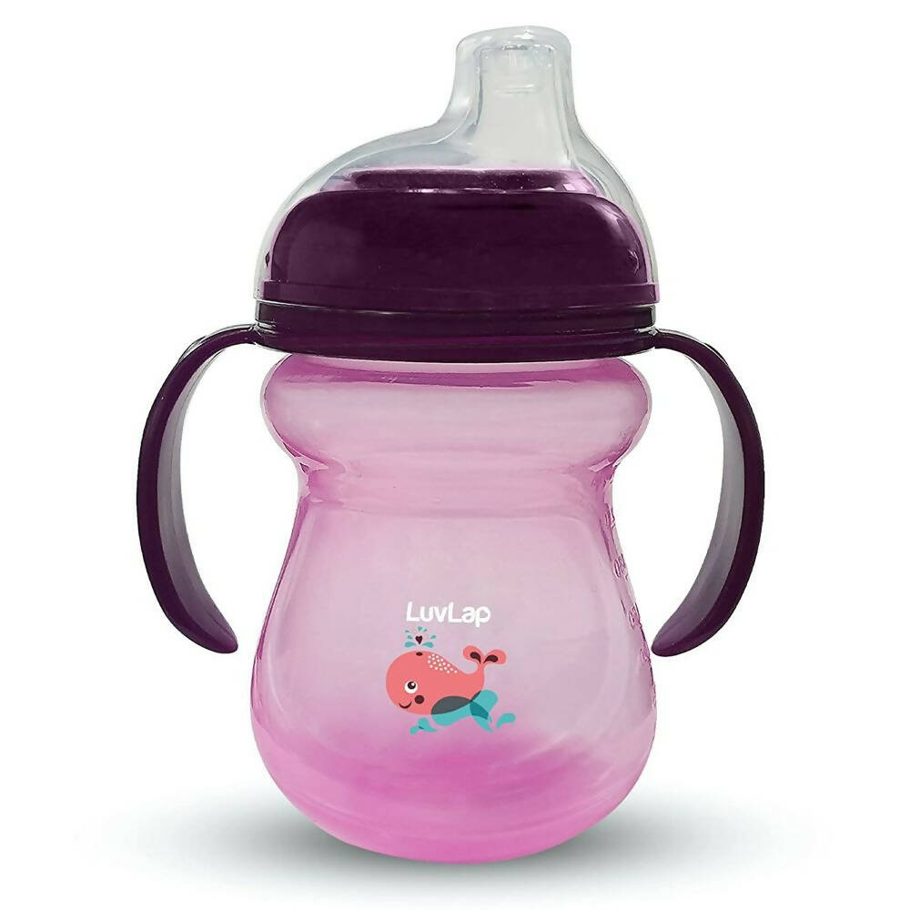 LuvLap Moby Little Spout Sipper for 6m+ (Purple) - Distacart