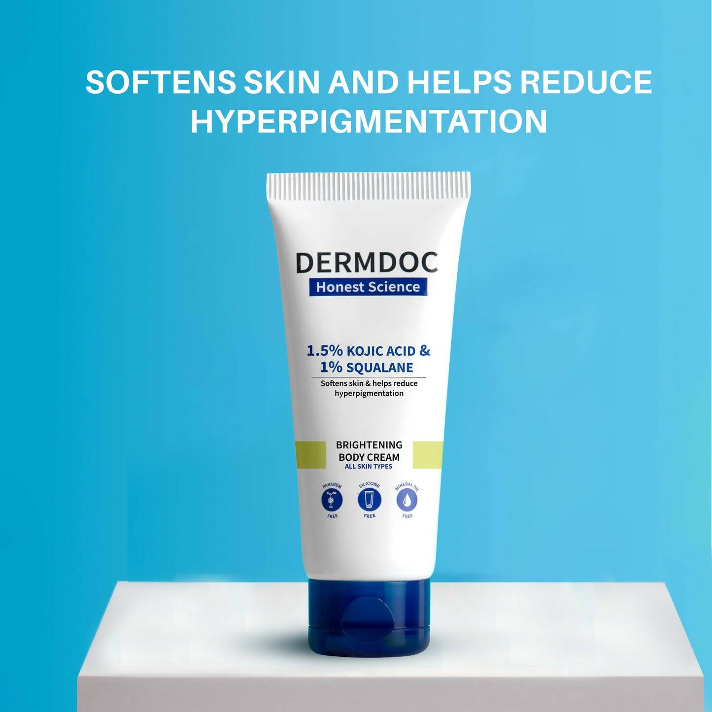 Dermdoc 1.5% Kojic Acid & 1% Squalene Brightening Body Cream - Distacart