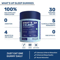 Thumbnail for What’s Up Wellness Sleep For Muscle Recovery Gummies - Distacart