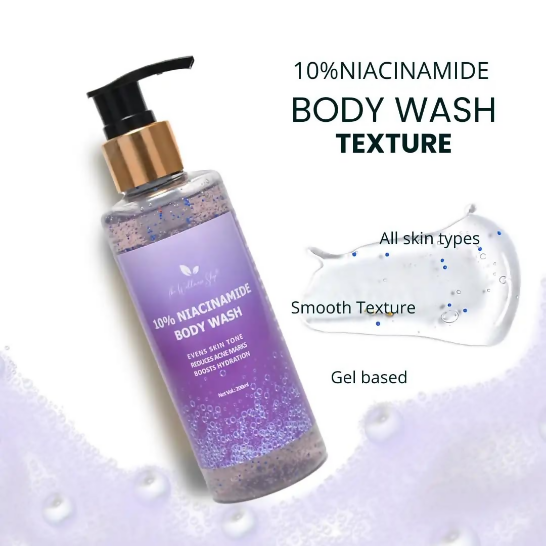 The Wellness Shop 10% Niacinamide Body Wash - Distacart