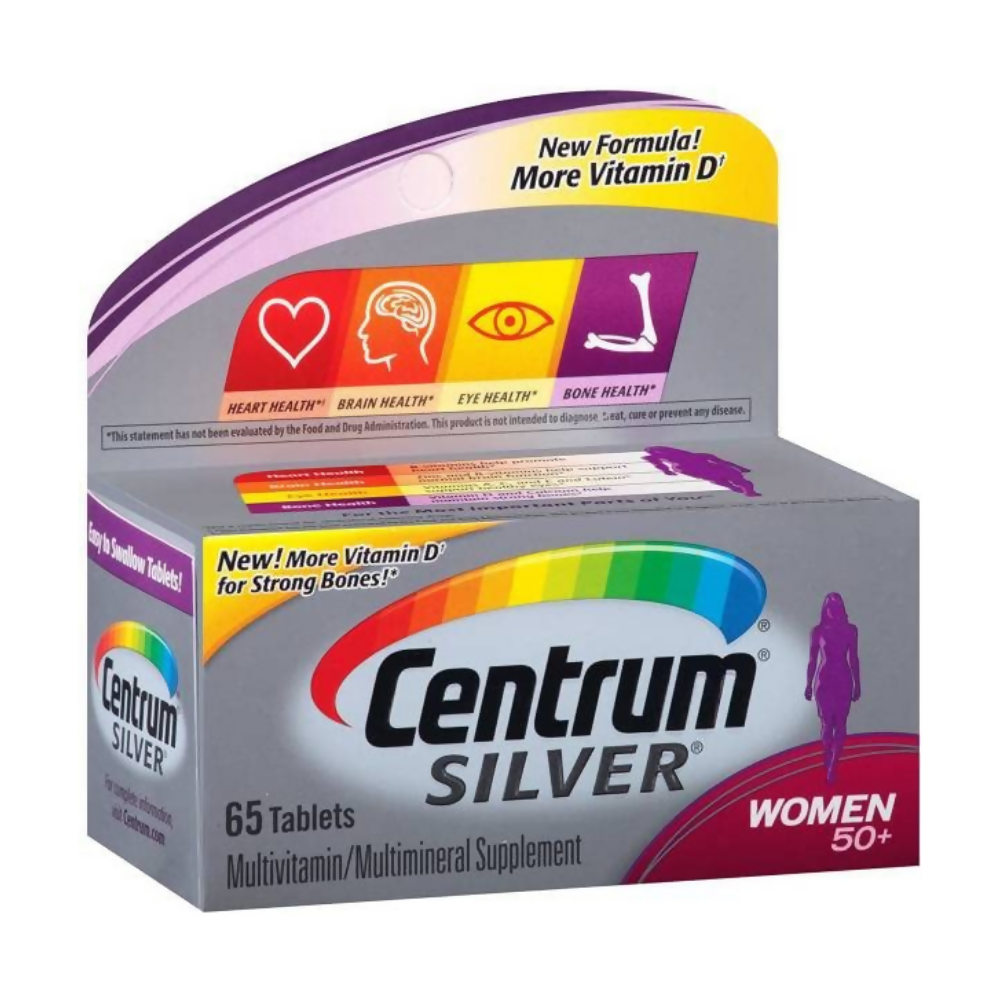 Centrum Silver Women 50+ Multivitamin Tablets - Distacart