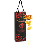 Thumbnail for Tied Ribbons 24K Gold Plated Artificial Rose Flower With Box - Valentine's Day Gifts - Distacart