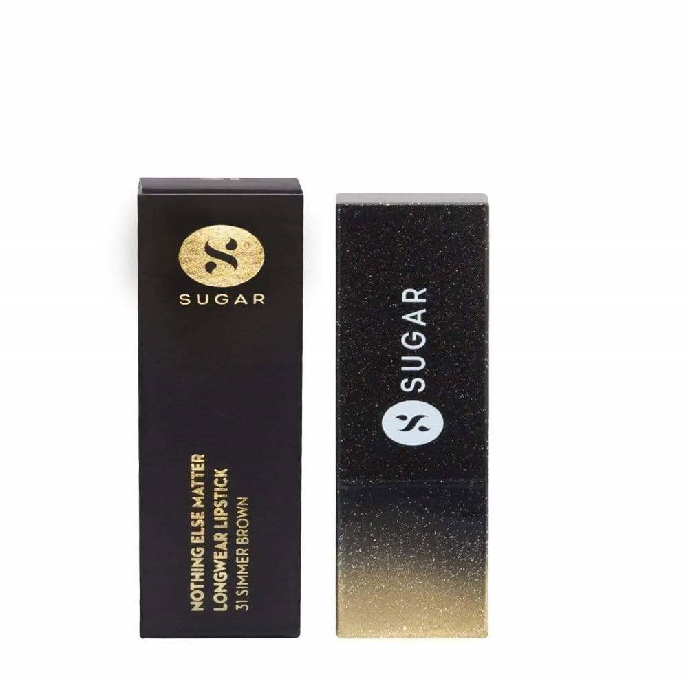 Sugar Nothing Else Matter Longwear Lipstick - Simmer Brown (Milk Chocolate Brown/ Almond Brown) - Distacart