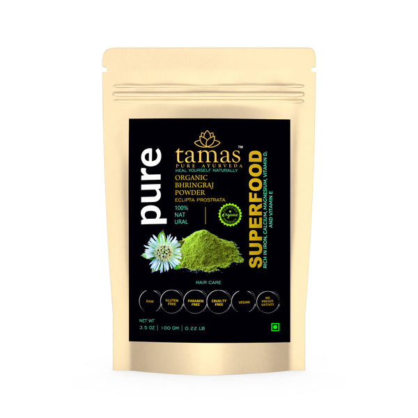 Tamas Pure Ayurveda Superfood Organic Bhringraj Powder - Distacart