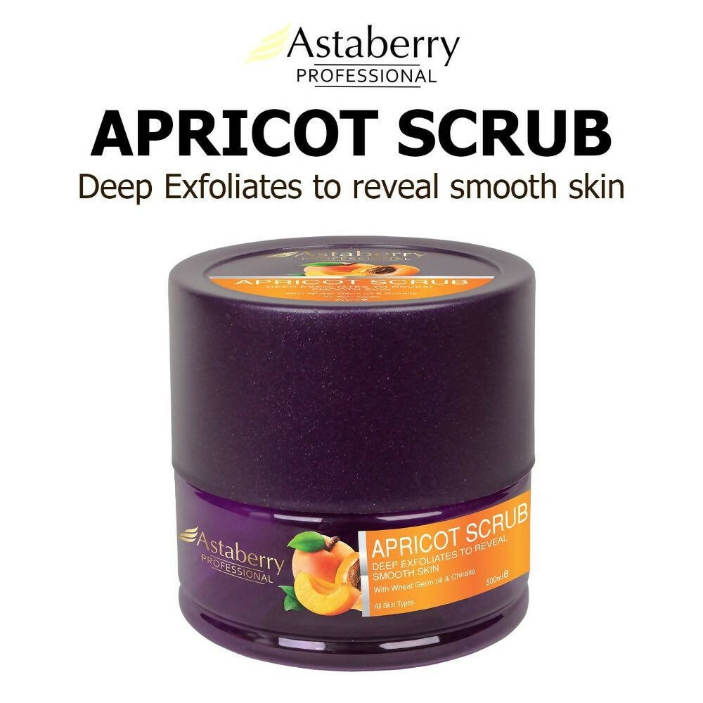Astaberry Professional Apricot Face Scrub - Distacart