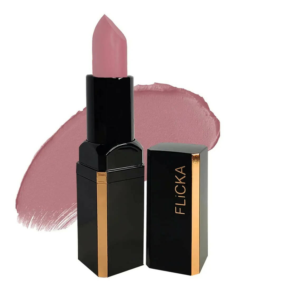 FLiCKA Lip Poetry Matte Lipstick Shade 06 Humpty Dumpty - Brown Nude - Distacart