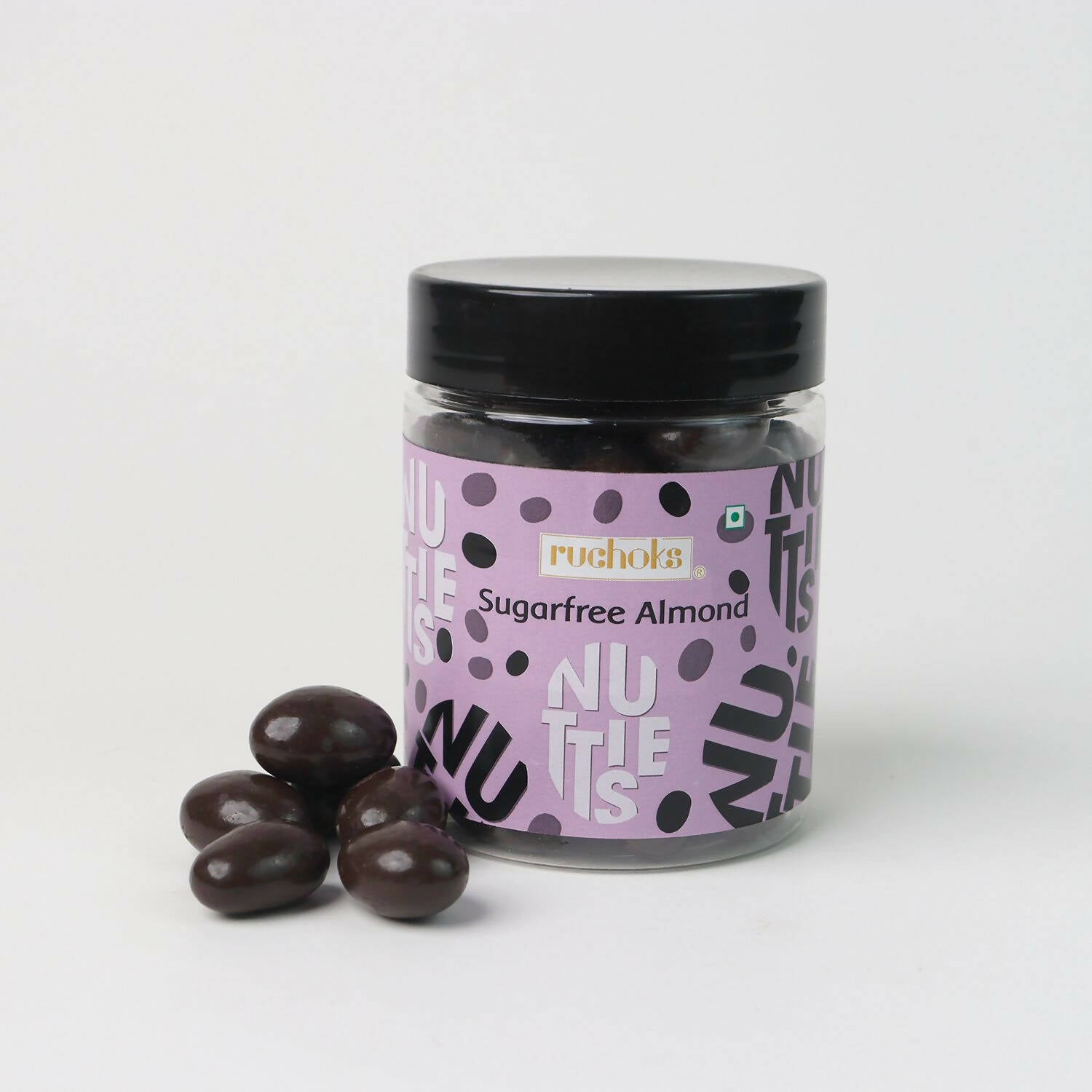 Dibha Ruchoks - Sugar Free Dragees With Single Almond Coated Chocolate - Distacart