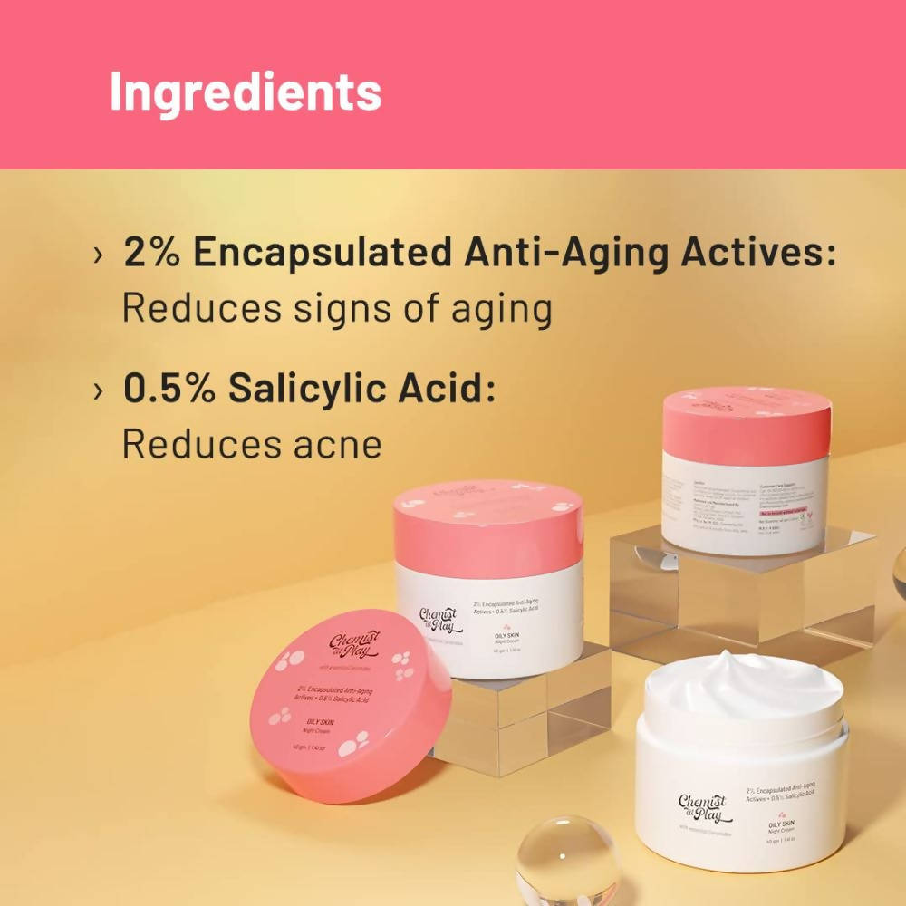 Chemist At Play Oily Skin Night Cream - Distacart