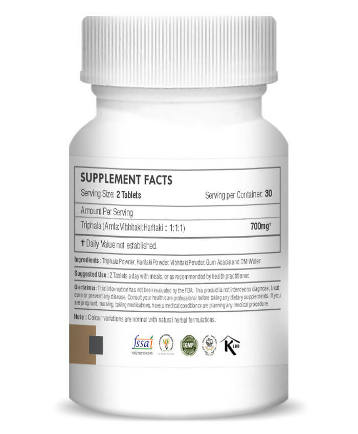 H&C Herbal Triphala Tablets - Distacart