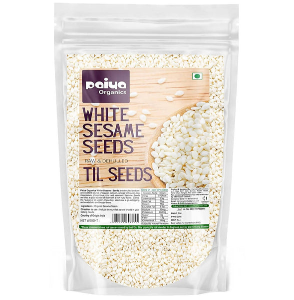Paiya Organics White Sesame Seeds - Distacart