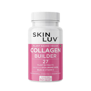 SkinLuv Plant Based Vegan Collagen Builder Sugar Free Veg Tablets - Distacart