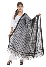 Thumbnail for Mominos Fashion Black Cotton Square Dupatta