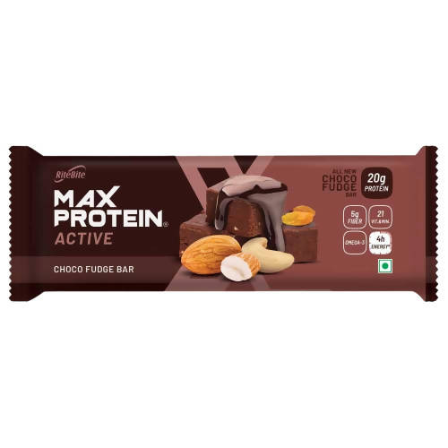 RiteBite Max Protein Active Choco Fudge Bar - Distacart