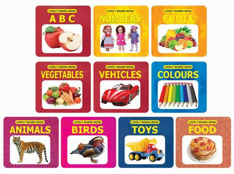 Dreamland Lovely Board Books Gift Pack (10 Titles) - Distacart