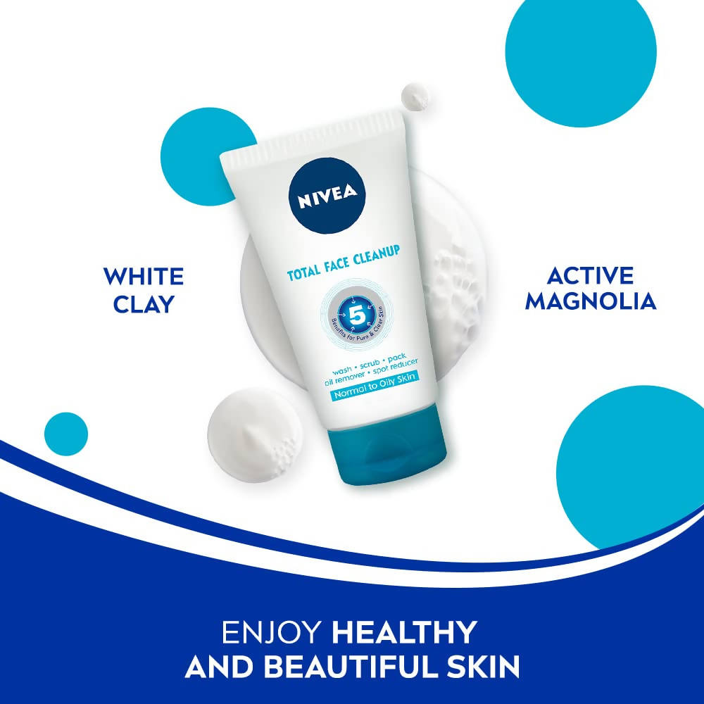Nivea Total Face Cleanup Face Wash for Women