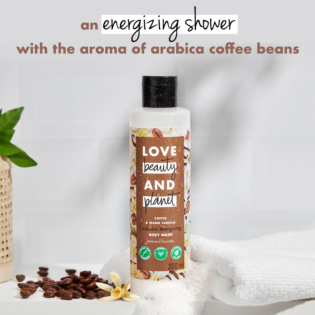 Love Beauty And Planet Coffee & Warm Vanilla Body Wash - Distacart