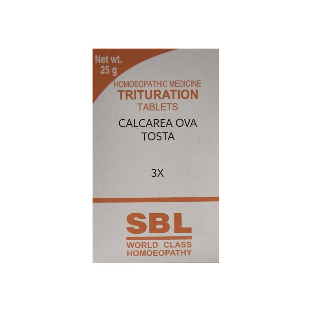 SBL Homeopathy Calcarea Ova Tosta Trituration Tablets - Distacart