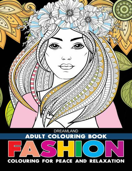 Dreamland Fashion- Colouring Book for Adults - Distacart