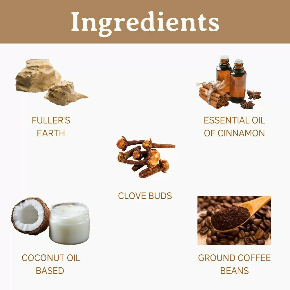 Mitti Se Coffee Cinnamon Clay Handcrafted Soap - Distacart