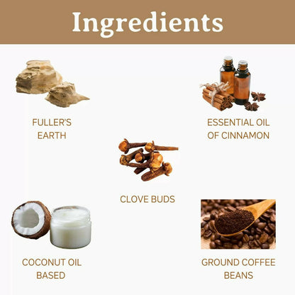 Mitti Se Coffee Cinnamon Clay Handcrafted Soap - Distacart